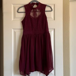 Lace Top Dress